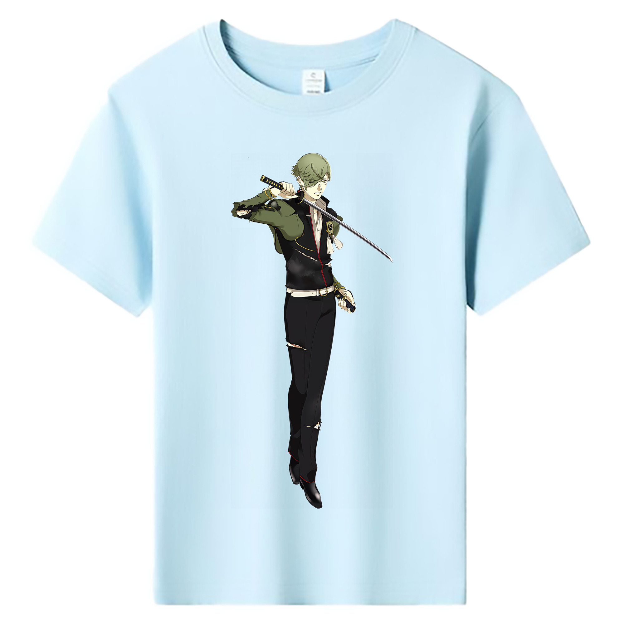 （画像用） 刀剣乱舞 Touken Ranbu 綿100％キッズTシャツ（フロントプリント）